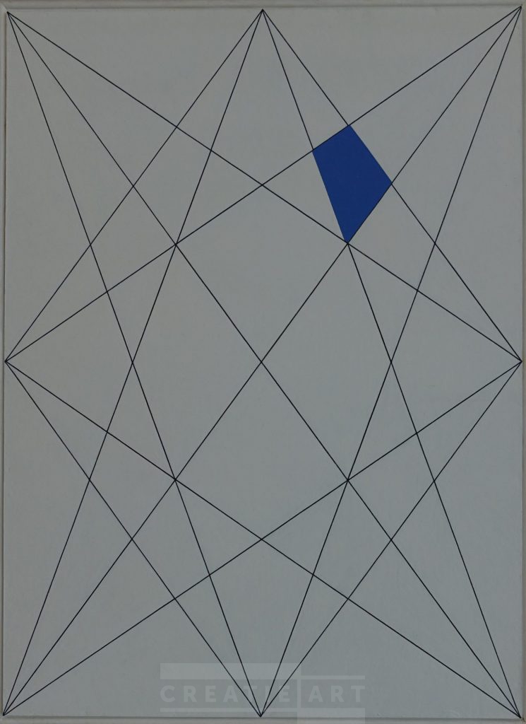 wim sinemus geometric painting 1951