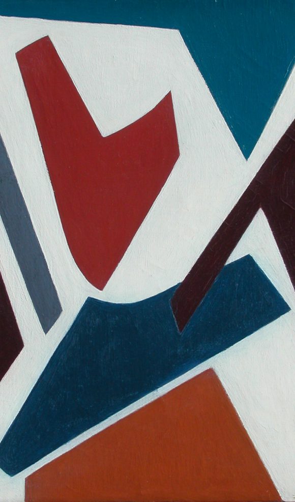 silvano bozzolini 1954 oil on canvas concreto
