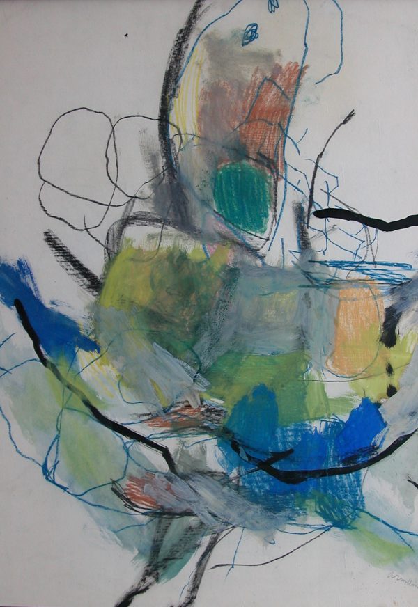 ARMANDO (dutch,1929) no title 1953 mixed media on paper