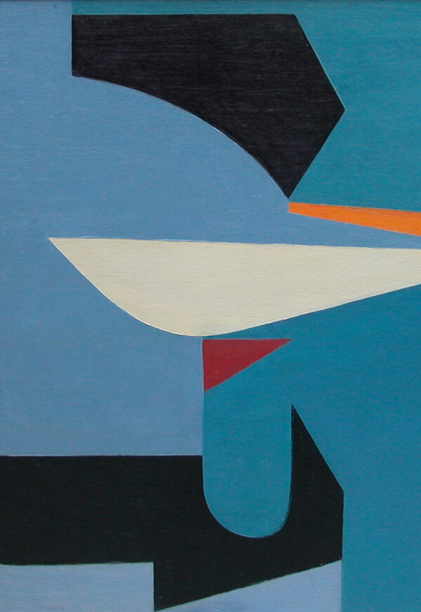 Edgard Pillet oil on wood 1951 "Sideral"