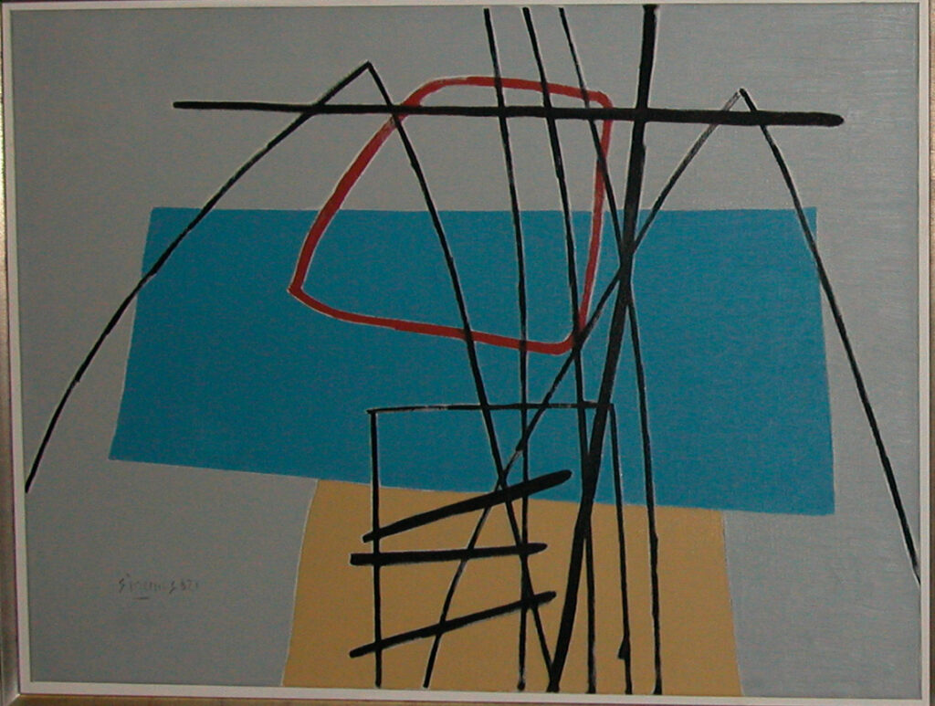 oil on canvas wim sinemus 1962