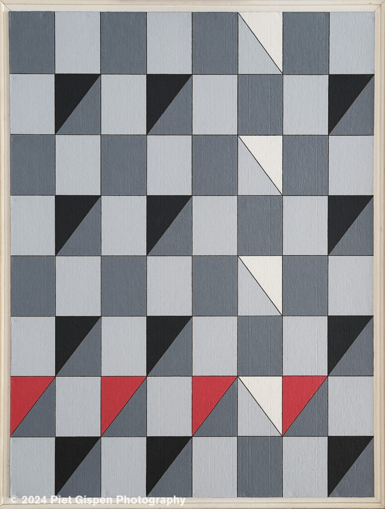 wim sinemus 1951 oil on panel 'planes with diagonals'