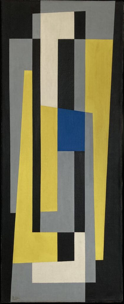 Paris IV 1954 Joost Baljeu oil on canvas