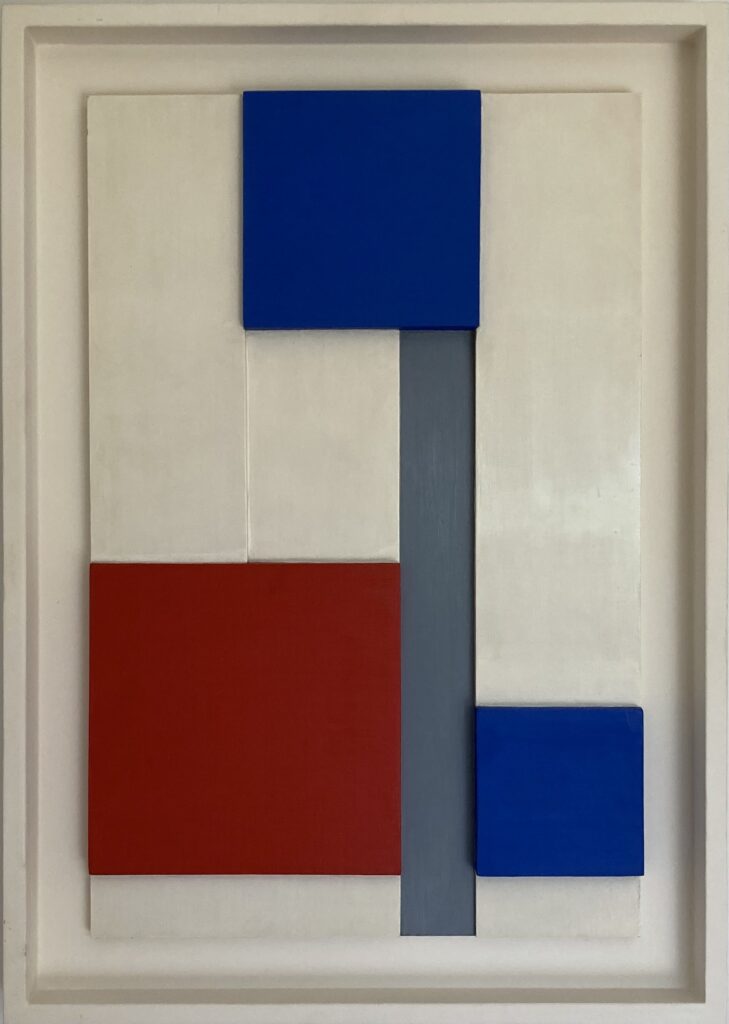 Joost Baljeu 1955 R V oil on wood (relief)