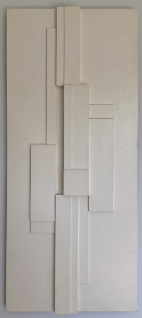 R VII Joost Baljeu oil on wood( reliëf) 1958