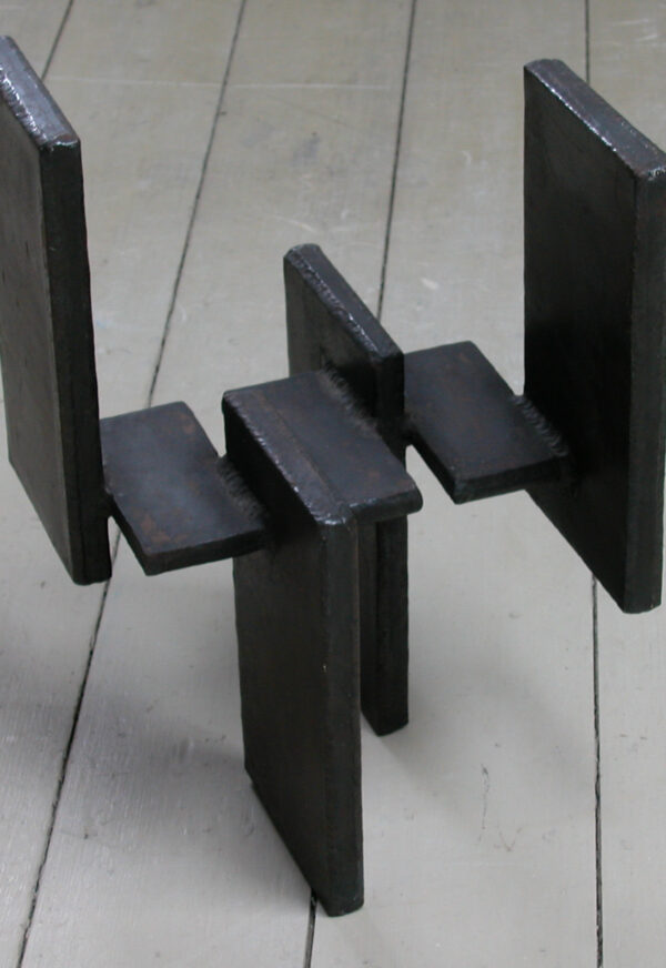 carel visser 1956 spiegelfuga iron sculpture