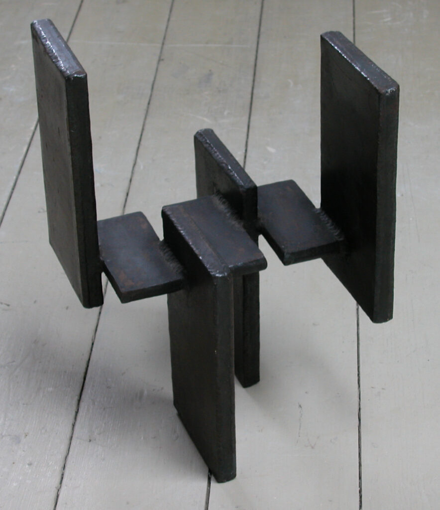 carel visser 1956 spiegelfuga iron sculpture
