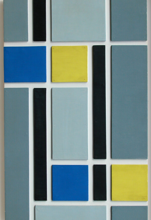 Joost baljeu oil on wood reliëf 1955